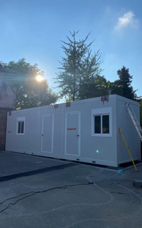 vente de bâtiments modulaires 20 pieds et 10 pieds Alsace